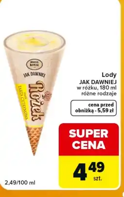 Carrefour Express Lody Bracia Koral oferta