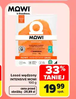 Carrefour Łosoś wędzony MOWI oferta