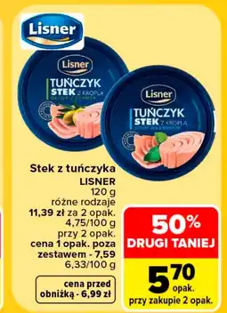 Carrefour Market Stek z tuńczyka Lisner oferta