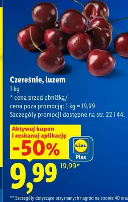 Lidl Czereśnie oferta