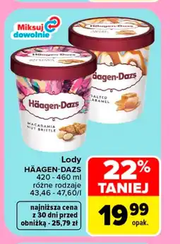 Carrefour Market Lody Häagen-Dazs oferta