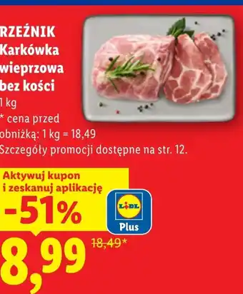 Lidl Karkówka Rzeźnik oferta
