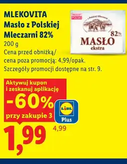 Lidl Masło Mlekovita oferta