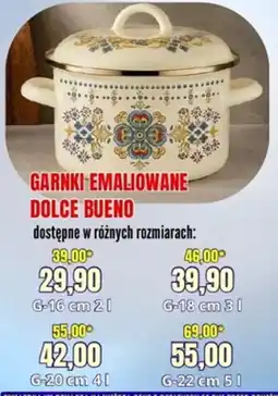 Hale Banacha Garnki Emalowane Dolce Bueno oferta