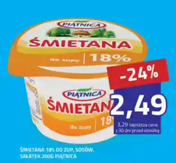 Hildebrandt Śmietana 18% do zup Piątnica oferta