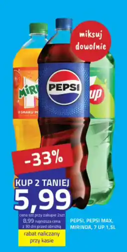 Hildebrandt Pepsi, Pepsi Max, Mirinda, 7 Up oferta