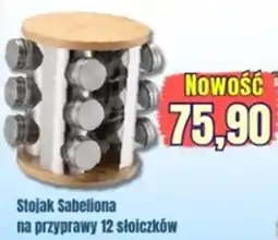 Hale Banacha Stojak Sabeliona na przyprawy 12 słoiczków oferta