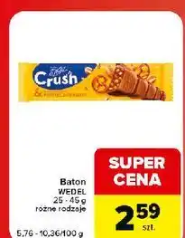 Globi Baton mleczna czekolada i precelki E.wedel Crush oferta