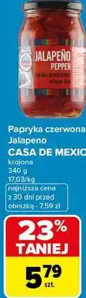 Papryka czerwona Jalapeno CASA DE MEXICO krojona
