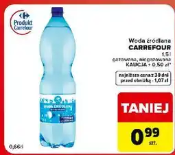 Globi Woda niegazowana Carrefour oferta