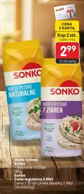 Market Point Wafle ryżowe naturalne Sonko oferta
