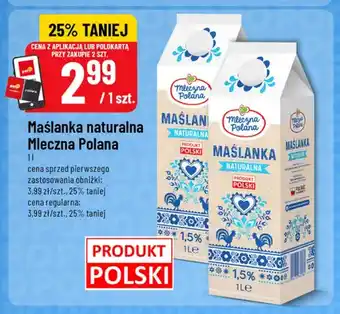 Maślanka naturalna Mleczna Polana