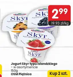 Market Point Jogurt Skyr typu islandzkiego jagodowy Piątnica oferta