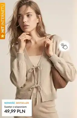 Sinsay Sweter z wiązaniem oferta
