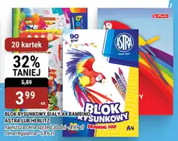 bi1 Blok rysunkowy biały A4 Bambino oferta