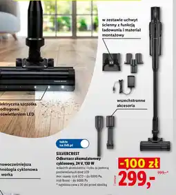 Lidl Akumulatorowy odkurzacz SilverCrest oferta
