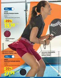 Lidl Spódniczka funkcyjna damska CRIVIT oferta