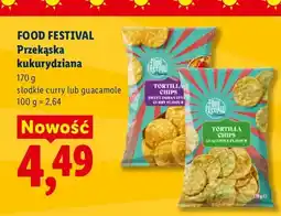 Lidl Przekąska kukurydziana słodkie curry Food Festival oferta
