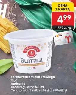Market Point Ser burrata z mleka krowiego Auricchio oferta