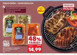 Kaufland Stek z karkówki w marynacie barbecue Let's BBQ oferta