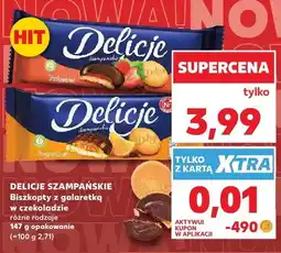 Kaufland Biszkopty z galaretką w czekoladzie Delicje Szampańskie pomarańczowe oferta