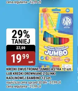 bi1 Kredki dwustronne Jumbo Astra 12 szt oferta