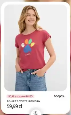 T-shirt z czystej bawełny Bonprix
