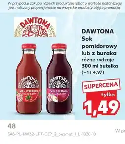 Kaufland Sok z buraka Dawtona oferta