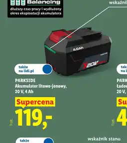 Lidl Akumulator Parkside oferta