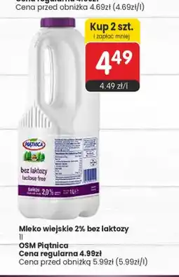 Market Point Mleko wiejskie Piątnica bez laktozy 2% oferta