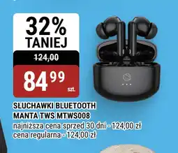 bi1 Słuchawki Bluetooth Manta Tws MTWS008 oferta
