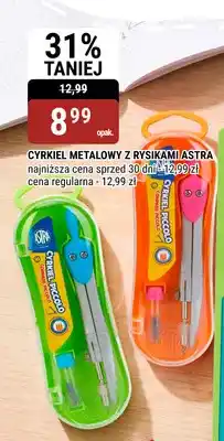 bi1 Cyrkiel metalowy z rysikami Astra oferta