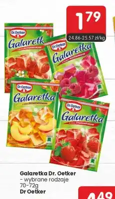 Market Point Galaretka o smaku poziomkowym Dr. Oetker oferta
