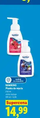 Lidl Pianka do mycia dla dzieci Bambino jagodowa oferta