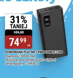 bi1 Powerbank Platinet PMPB30WQC728B oferta