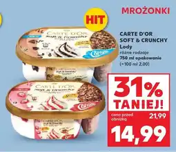 Kaufland Lody Carte D'Or Soft & Crunchy czekoladowe oferta