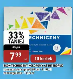 bi1 Blok techniczny kolorowy A3 Interdruk oferta