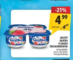 Arhelan Jogurt Gratka o smaku truskawkowym Danone oferta