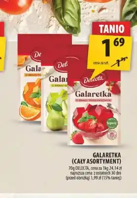 Galaretka o smaku truskawkowym Delecta