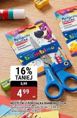 bi1 Nożyczki z podziałką Bambino 13 cm oferta