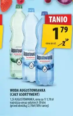 Arhelan Woda mineralna niegazowana Augustowianka oferta