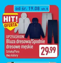 ALDI Spodnie dresowe męskie Up2fashion oferta