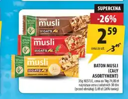 Arhelan Baton musli czekoladowy Nestle oferta