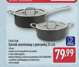 ALDI Garnek aluminiowy z pokrywką Crofton 24 cm oferta