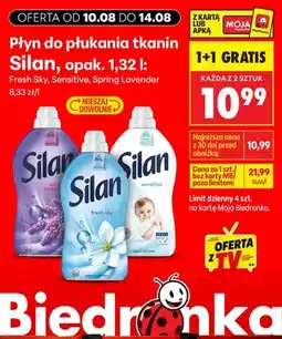 Biedronka Płyn do płukania tkanin Silan Fresh Sky oferta