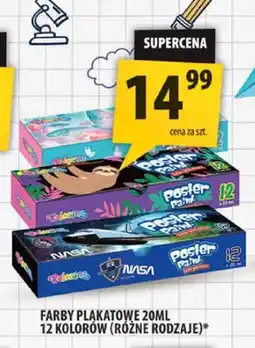 Arhelan Farby plakatowe Colorino 20 ml 12 kolorów oferta
