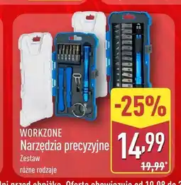 ALDI Narzędzia precyzyjne Workzone oferta