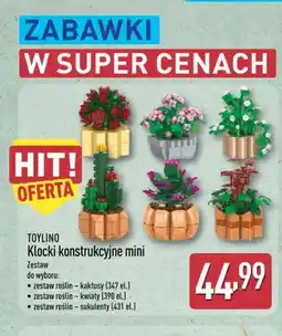 ALDI Klocki konstrukcyjne mini TOYLINO kwiaty oferta