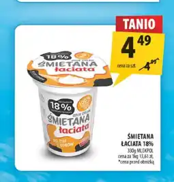 Arhelan Śmietana Łaciata Mlekpol 18% oferta