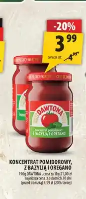 Arhelan Koncentrat pomidorowy z bazylią i oregano Dawtona oferta